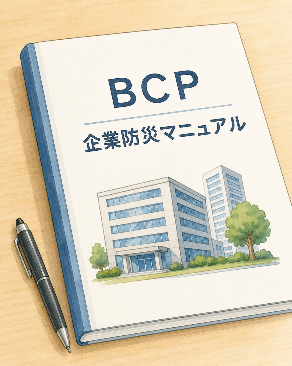 企業向けBCP・防災マニュアル作成のイメージ
