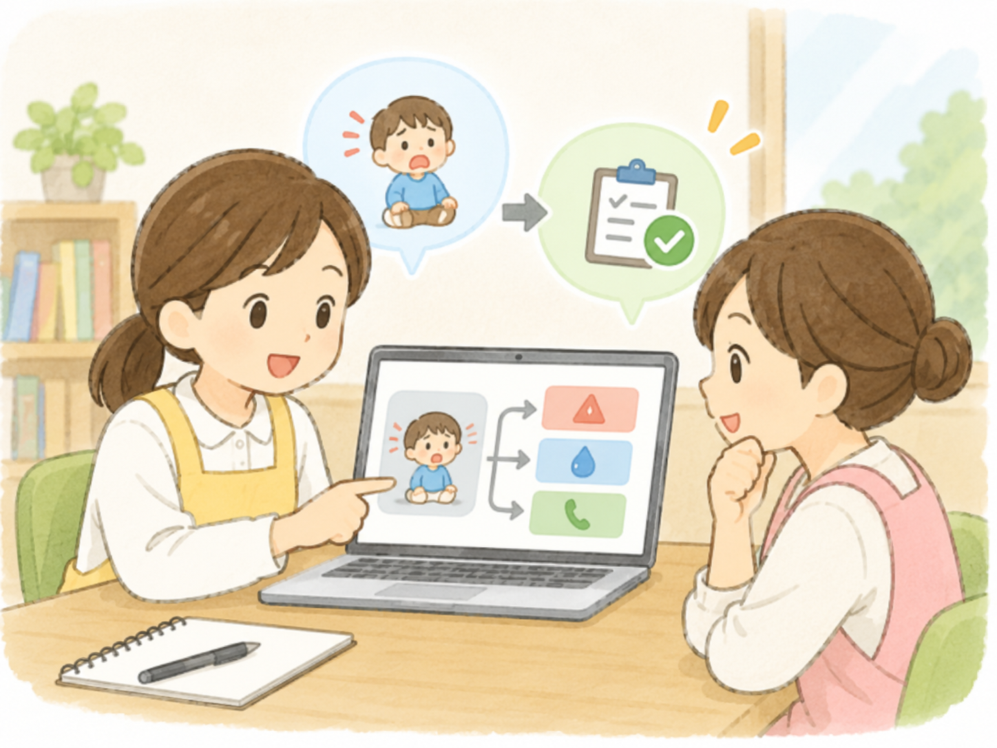 ほいくレスキュー シミュレーターのイラスト