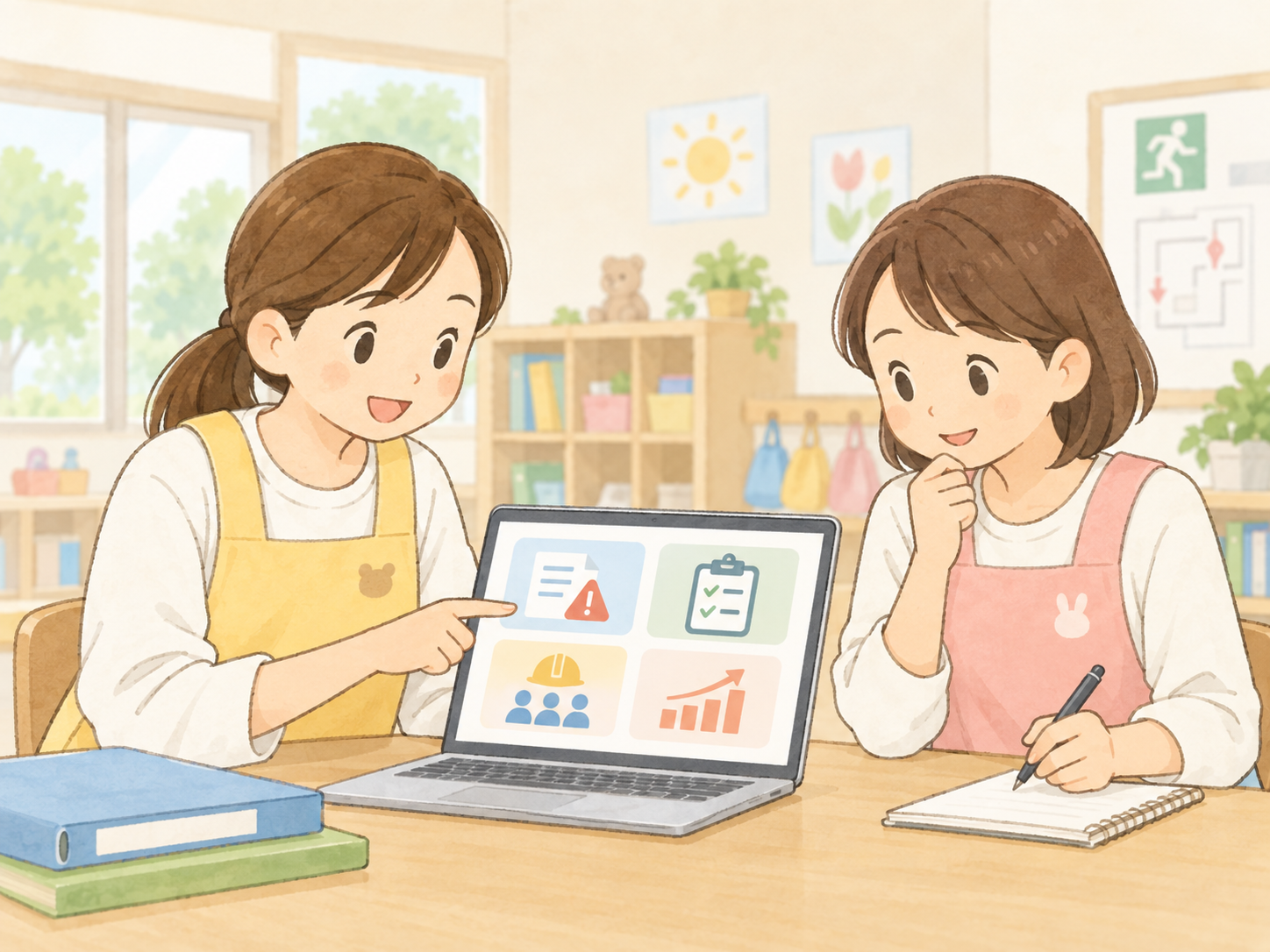 ほいくレスキューのイラスト